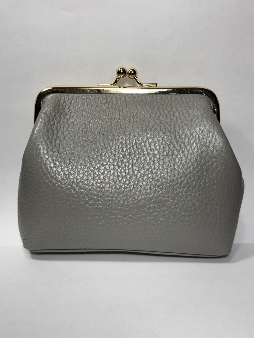 NWOT Vintage Dooney & Bourke Pebble Grain Large Framed Kisslock Card-Coin Purse - Picture 3 of 8